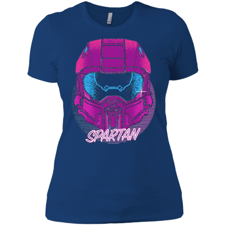 T-Shirts Royal / X-Small Spartan Helmet 80's Women's Premium T-Shirt