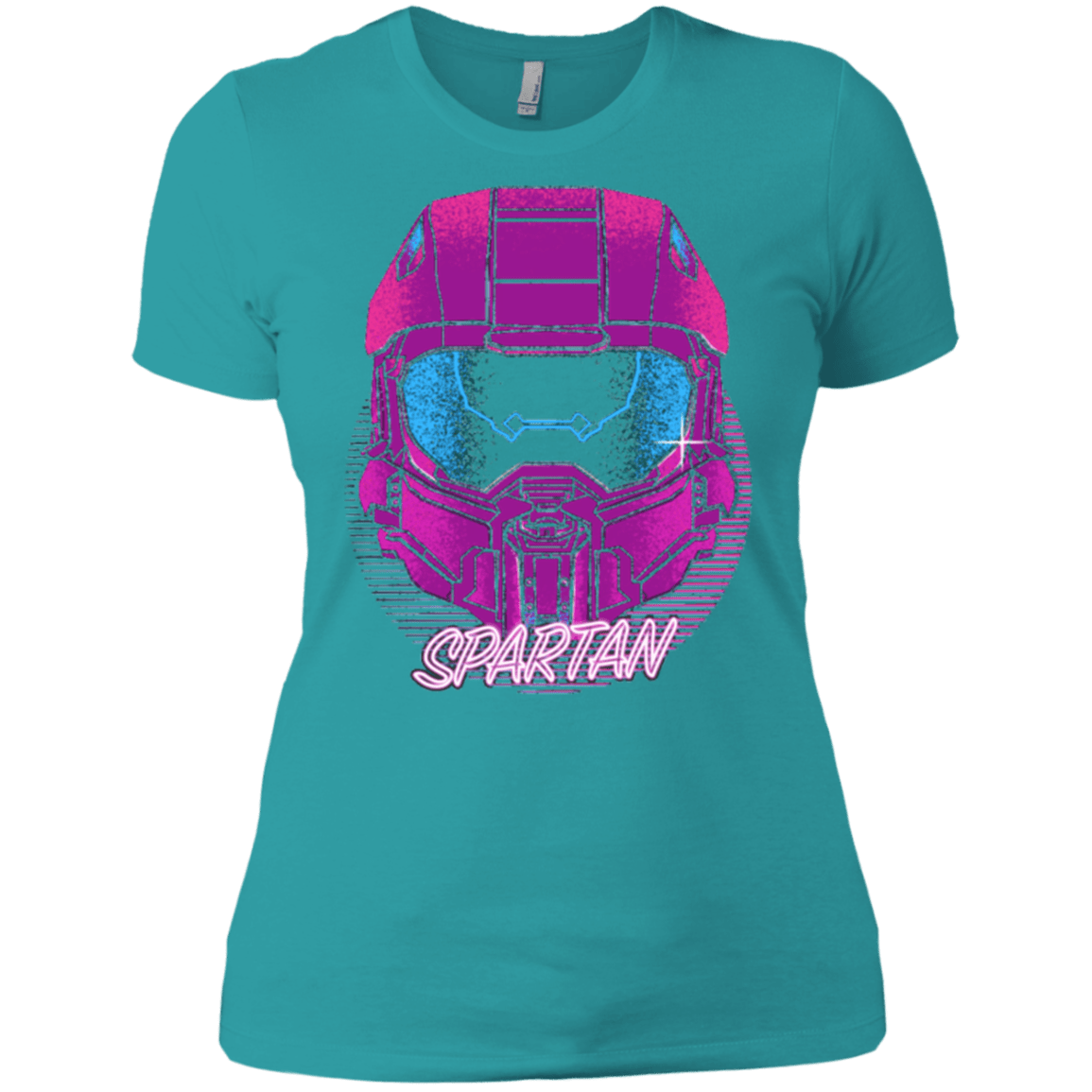 T-Shirts Tahiti Blue / X-Small Spartan Helmet 80's Women's Premium T-Shirt