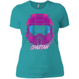 T-Shirts Tahiti Blue / X-Small Spartan Helmet 80's Women's Premium T-Shirt