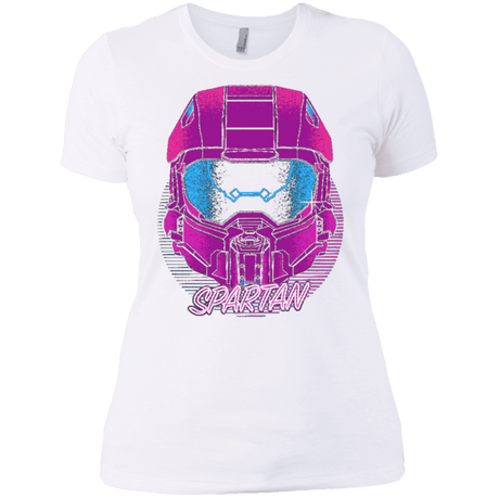 T-Shirts White / X-Small Spartan Helmet 80's Women's Premium T-Shirt