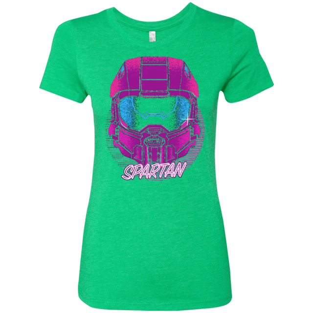 T-Shirts Envy / Small Spartan Helmet 80's Women's Triblend T-Shirt