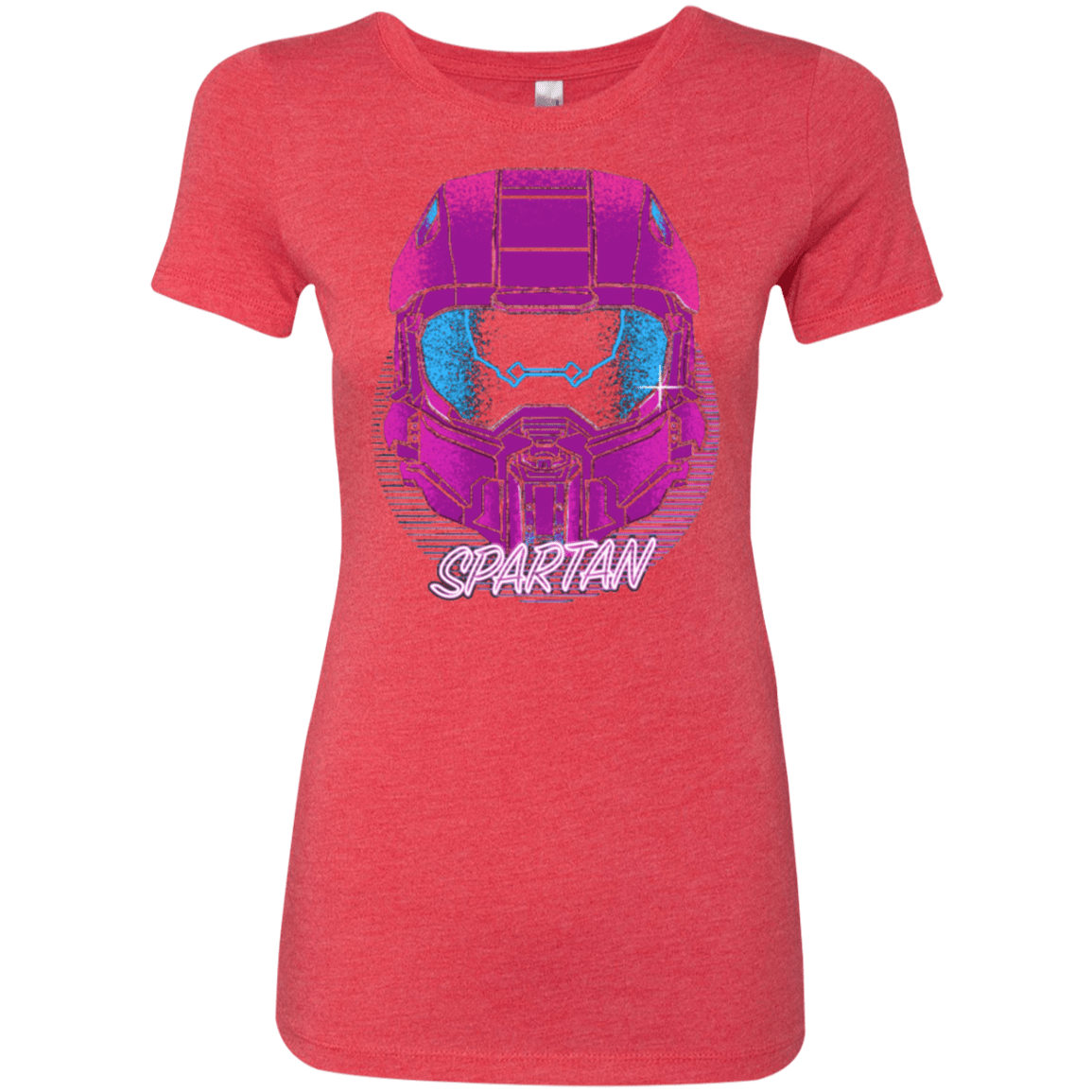 T-Shirts Vintage Red / Small Spartan Helmet 80's Women's Triblend T-Shirt