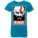 T-Shirts Turquoise / YXS Spartan Rage Girls Premium T-Shirt