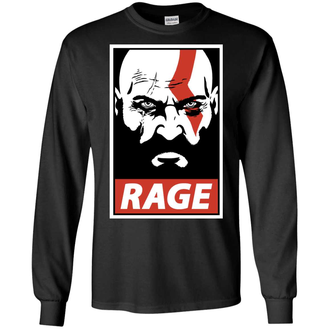 T-Shirts Black / S Spartan Rage Men's Long Sleeve T-Shirt