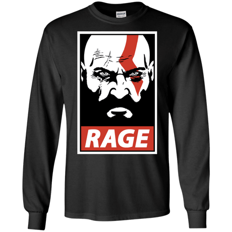 T-Shirts Black / S Spartan Rage Men's Long Sleeve T-Shirt