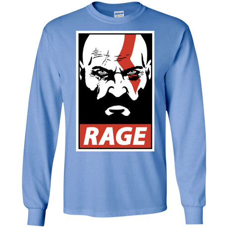 T-Shirts Carolina Blue / S Spartan Rage Men's Long Sleeve T-Shirt