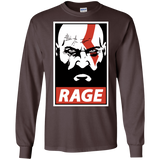 T-Shirts Dark Chocolate / S Spartan Rage Men's Long Sleeve T-Shirt