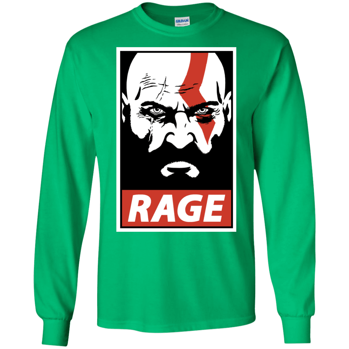 T-Shirts Irish Green / S Spartan Rage Men's Long Sleeve T-Shirt