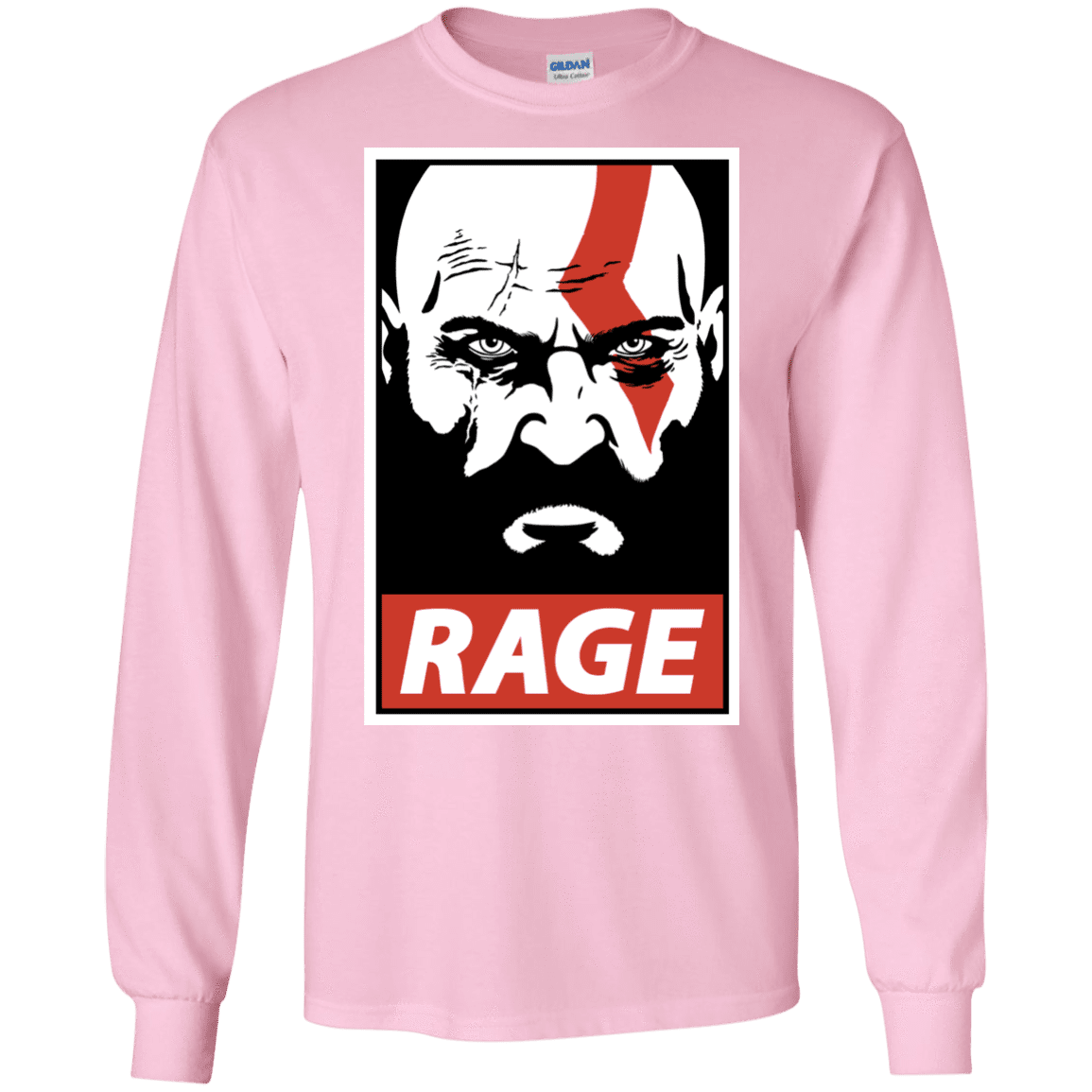 T-Shirts Light Pink / S Spartan Rage Men's Long Sleeve T-Shirt