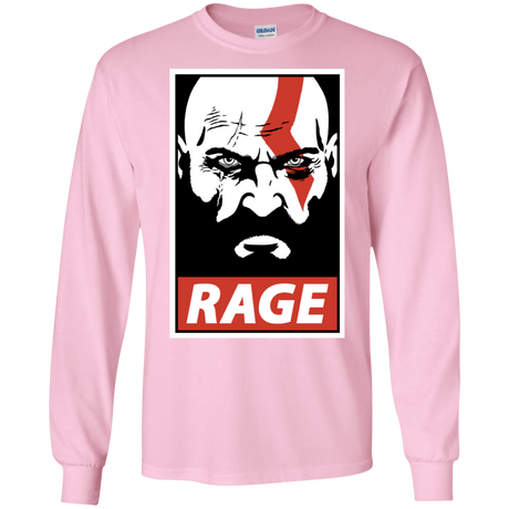 T-Shirts Light Pink / S Spartan Rage Men's Long Sleeve T-Shirt