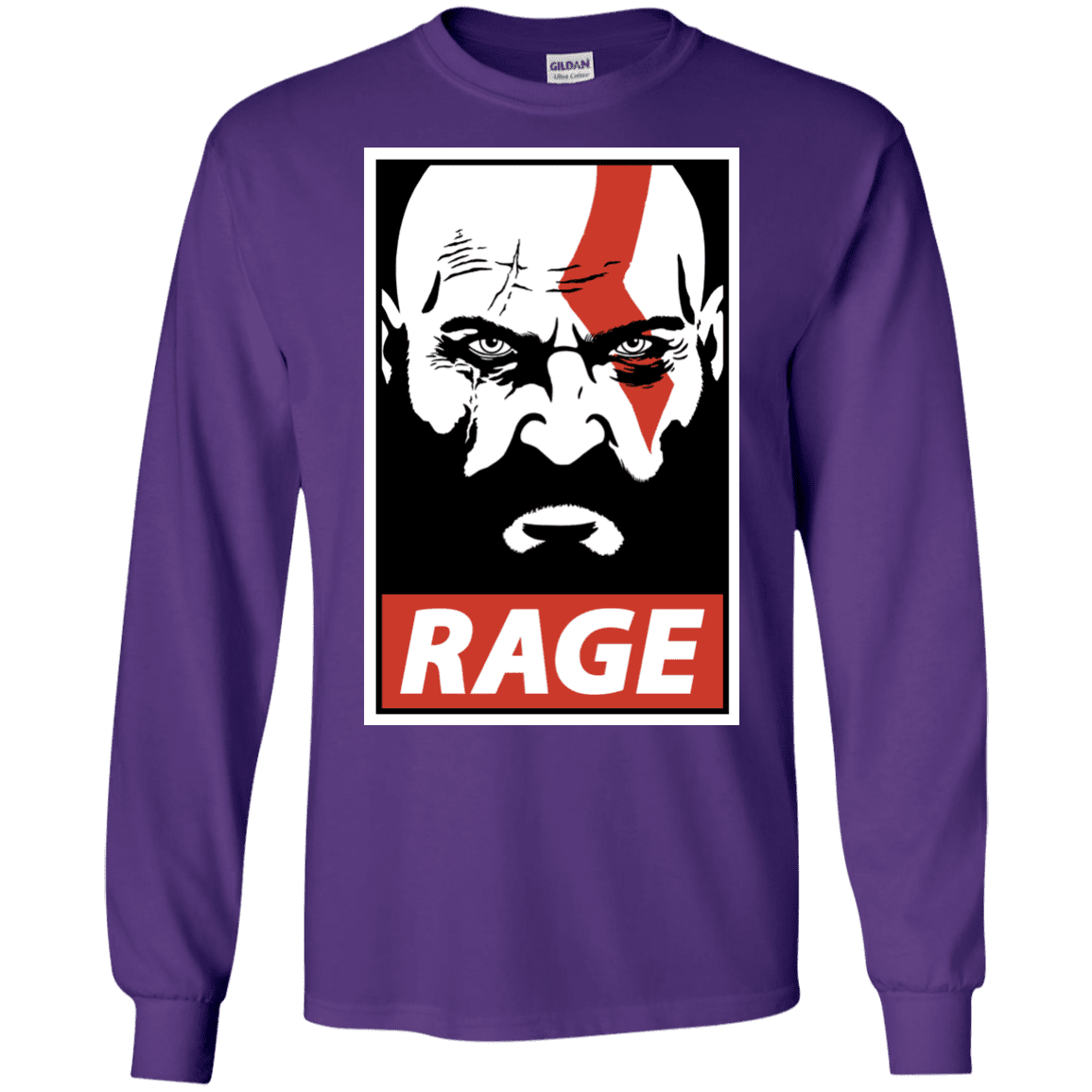 T-Shirts Purple / S Spartan Rage Men's Long Sleeve T-Shirt