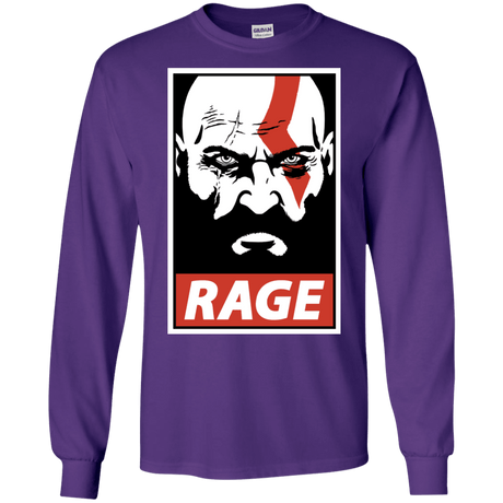 T-Shirts Purple / S Spartan Rage Men's Long Sleeve T-Shirt