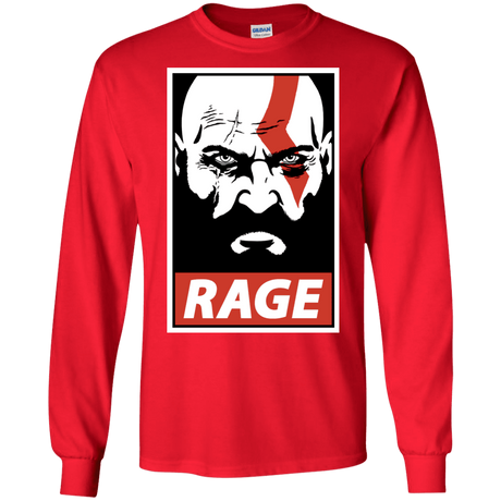 T-Shirts Red / S Spartan Rage Men's Long Sleeve T-Shirt