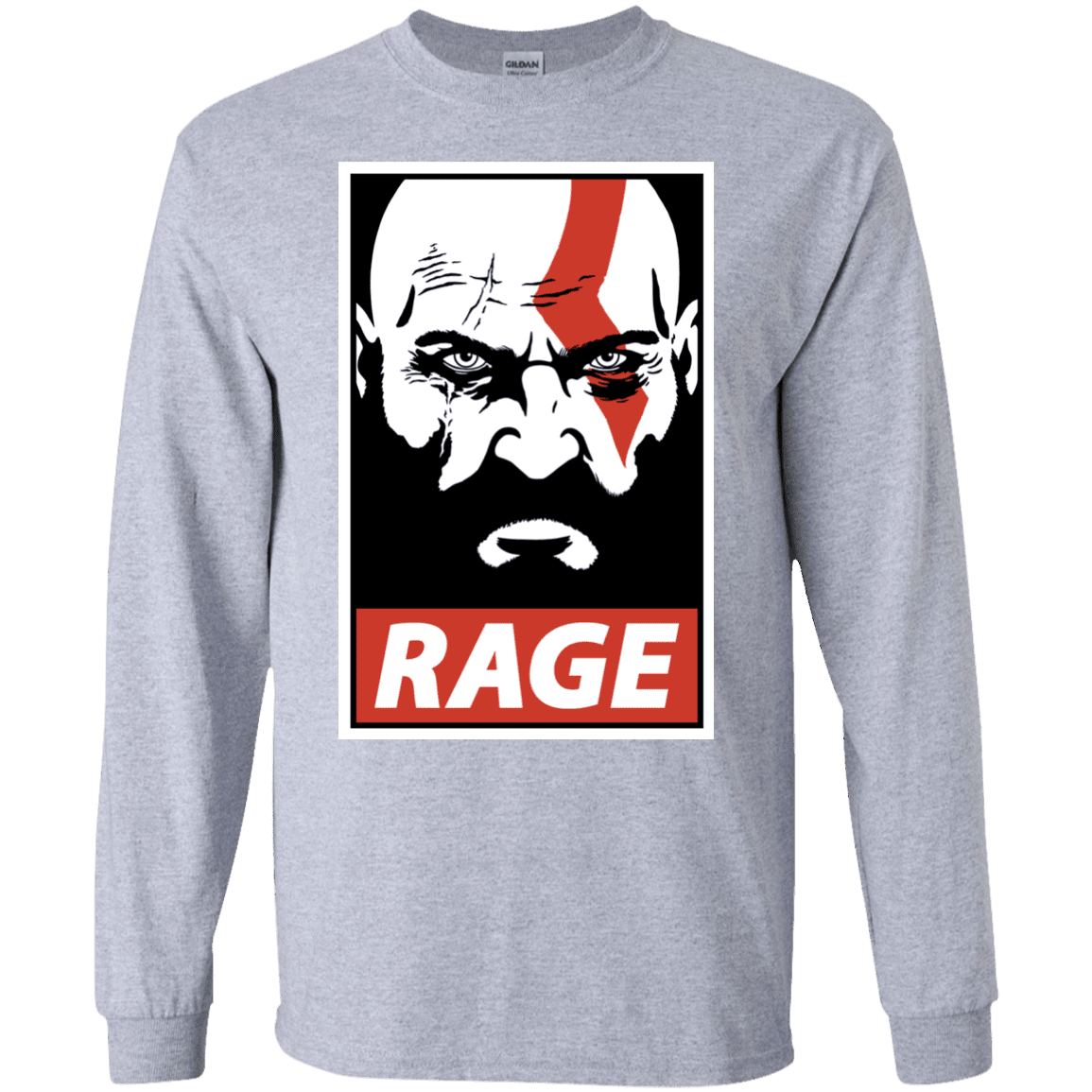 T-Shirts Sport Grey / S Spartan Rage Men's Long Sleeve T-Shirt