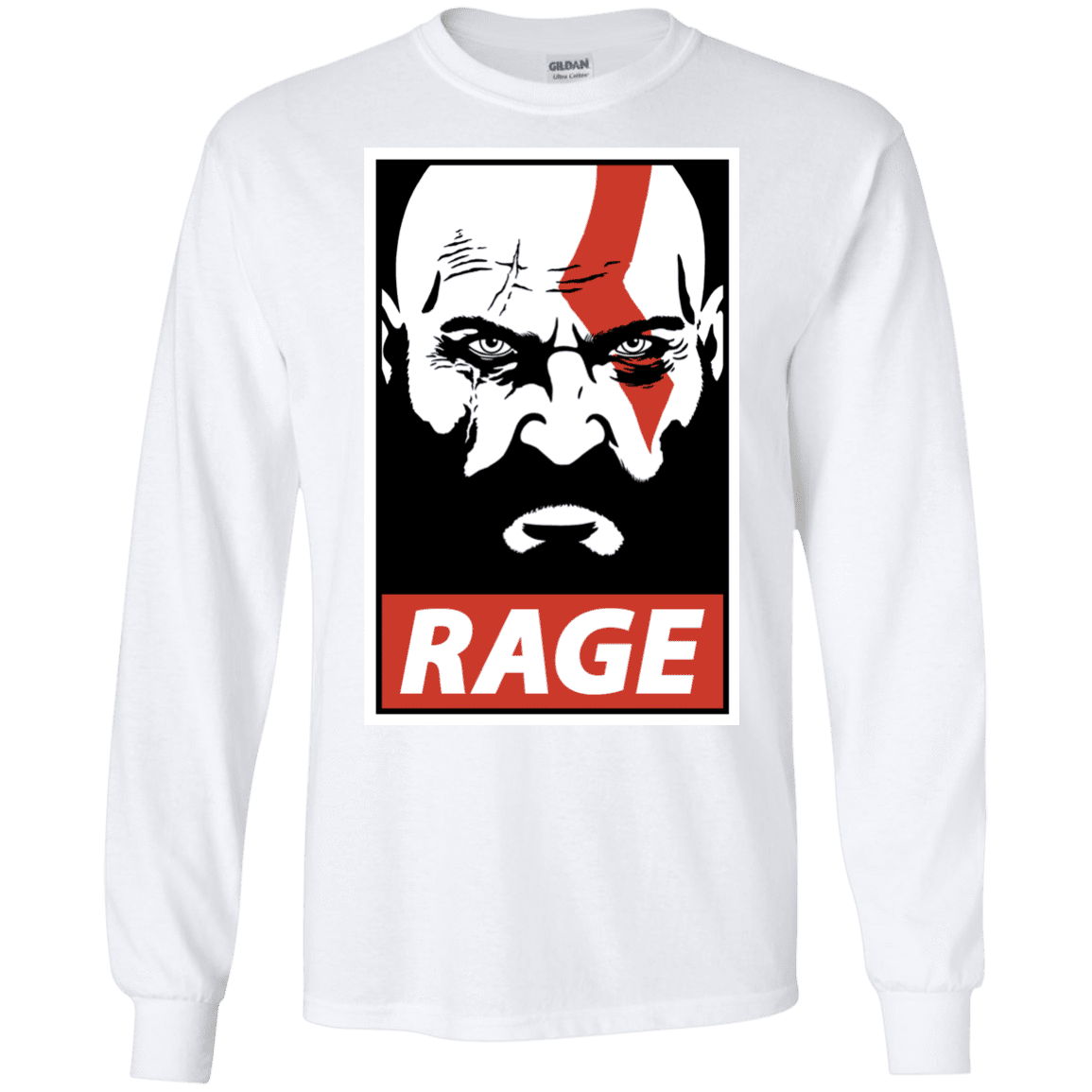 T-Shirts White / S Spartan Rage Men's Long Sleeve T-Shirt