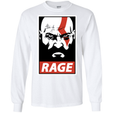 T-Shirts White / S Spartan Rage Men's Long Sleeve T-Shirt