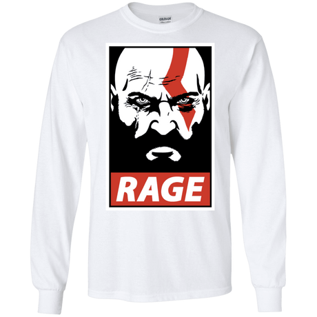 T-Shirts White / S Spartan Rage Men's Long Sleeve T-Shirt