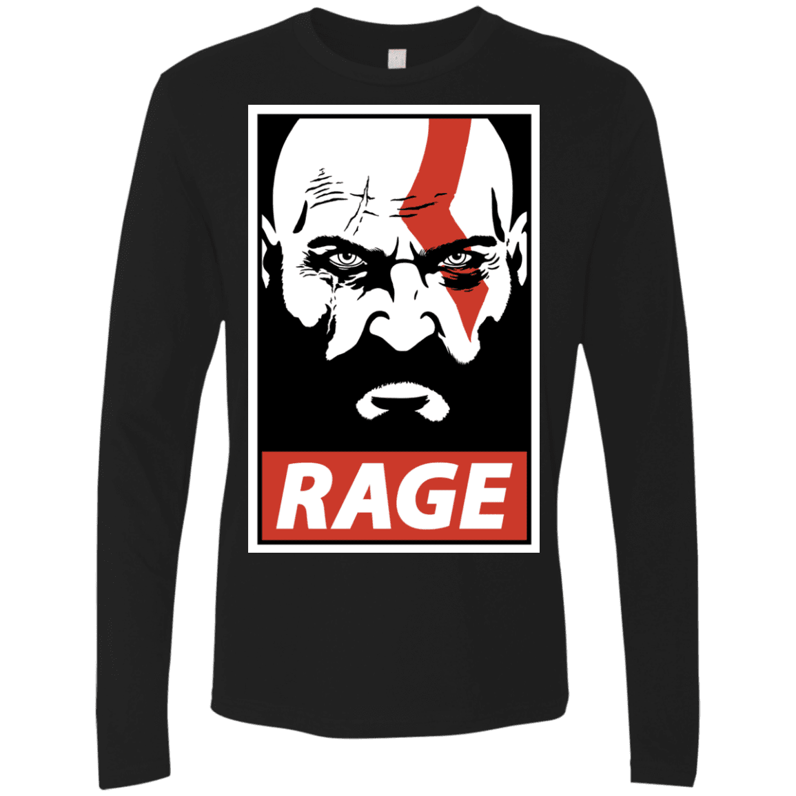 T-Shirts Black / S Spartan Rage Men's Premium Long Sleeve