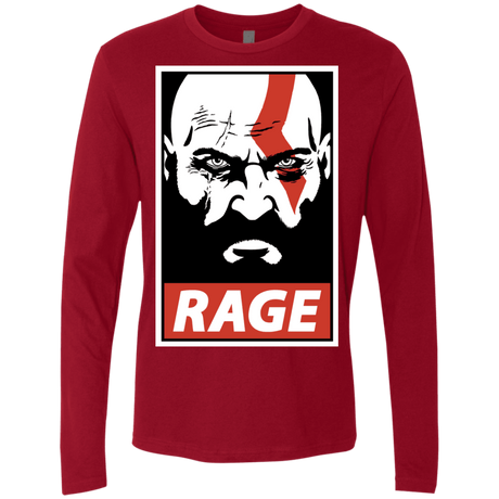 T-Shirts Cardinal / S Spartan Rage Men's Premium Long Sleeve