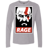 T-Shirts Heather Grey / S Spartan Rage Men's Premium Long Sleeve