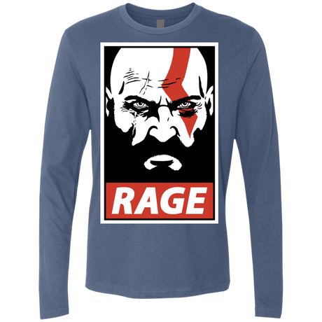 T-Shirts Indigo / S Spartan Rage Men's Premium Long Sleeve