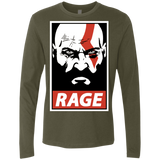 T-Shirts Military Green / S Spartan Rage Men's Premium Long Sleeve