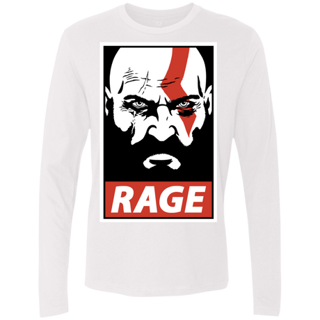 T-Shirts White / S Spartan Rage Men's Premium Long Sleeve