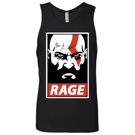 T-Shirts Black / S Spartan Rage Men's Premium Tank Top