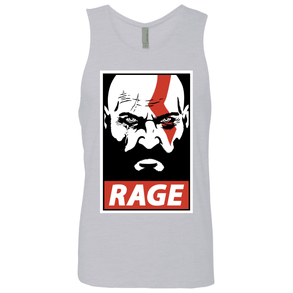 T-Shirts Heather Grey / S Spartan Rage Men's Premium Tank Top