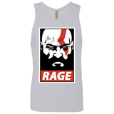 T-Shirts Heather Grey / S Spartan Rage Men's Premium Tank Top