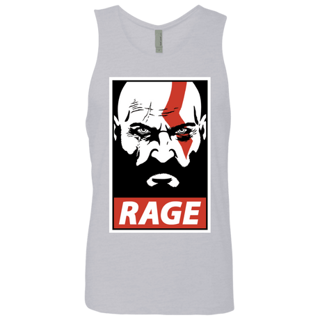 T-Shirts Heather Grey / S Spartan Rage Men's Premium Tank Top