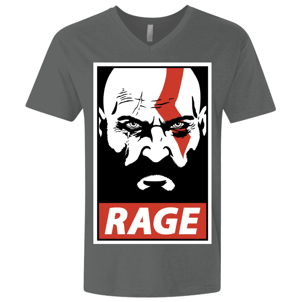 T-Shirts Heavy Metal / X-Small Spartan Rage Men's Premium V-Neck