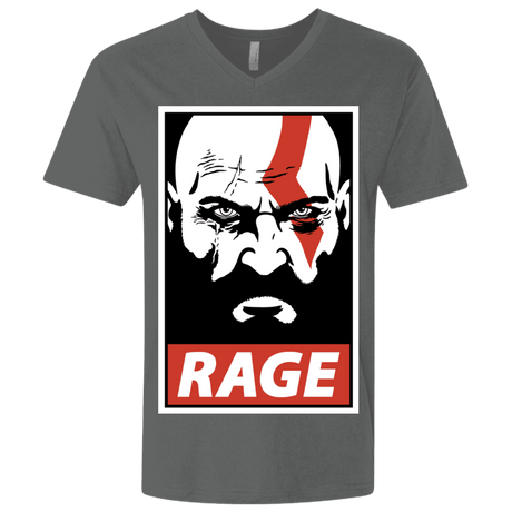 T-Shirts Heavy Metal / X-Small Spartan Rage Men's Premium V-Neck