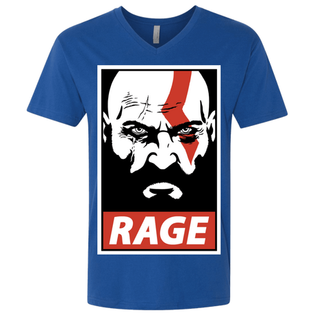 T-Shirts Royal / X-Small Spartan Rage Men's Premium V-Neck