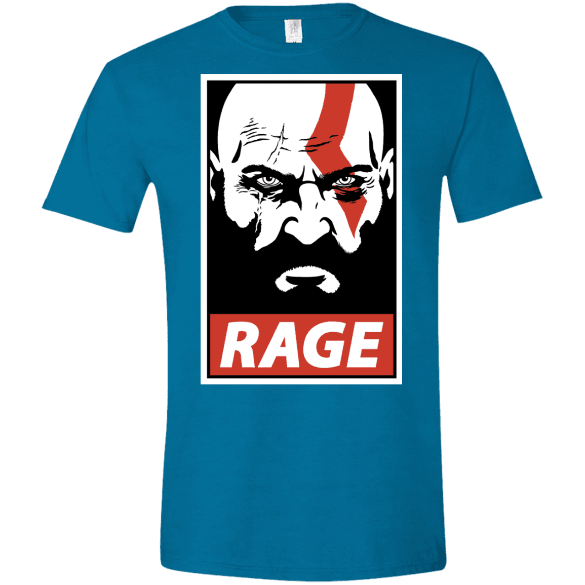 T-Shirts Antique Sapphire / S Spartan Rage Men's Semi-Fitted Softstyle