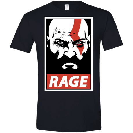 T-Shirts Black / X-Small Spartan Rage Men's Semi-Fitted Softstyle