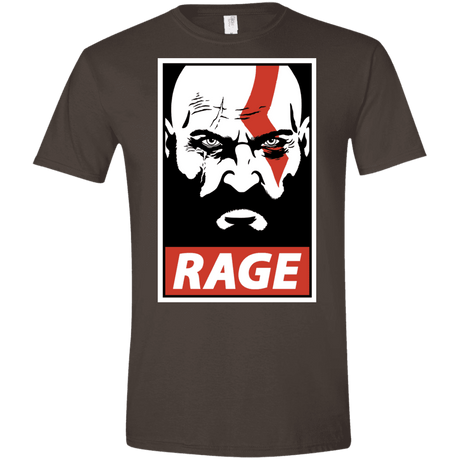 T-Shirts Dark Chocolate / S Spartan Rage Men's Semi-Fitted Softstyle