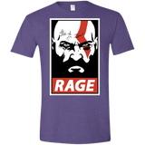 T-Shirts Heather Purple / S Spartan Rage Men's Semi-Fitted Softstyle