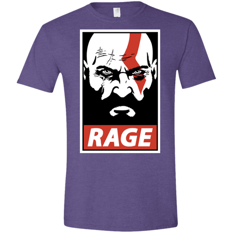 T-Shirts Heather Purple / S Spartan Rage Men's Semi-Fitted Softstyle