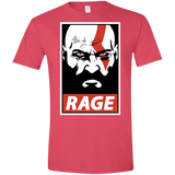 T-Shirts Heather Red / S Spartan Rage Men's Semi-Fitted Softstyle