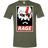 T-Shirts Military Green / S Spartan Rage Men's Semi-Fitted Softstyle