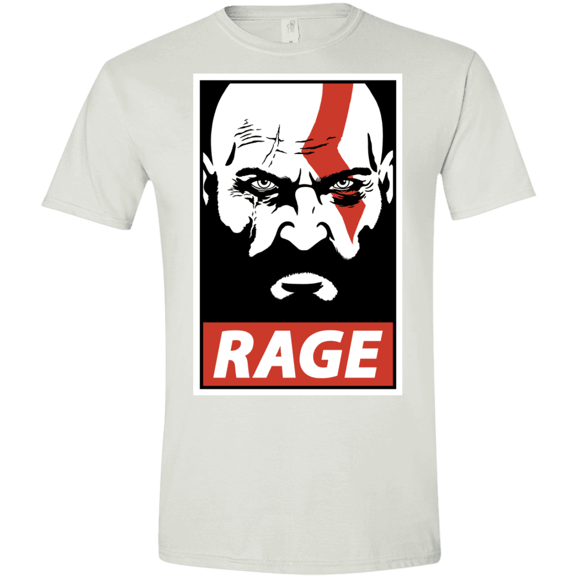 T-Shirts White / X-Small Spartan Rage Men's Semi-Fitted Softstyle