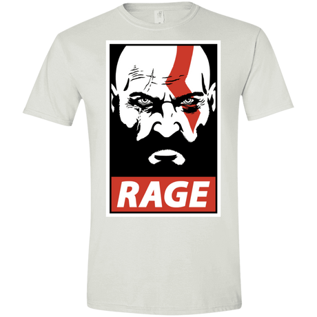 T-Shirts White / X-Small Spartan Rage Men's Semi-Fitted Softstyle