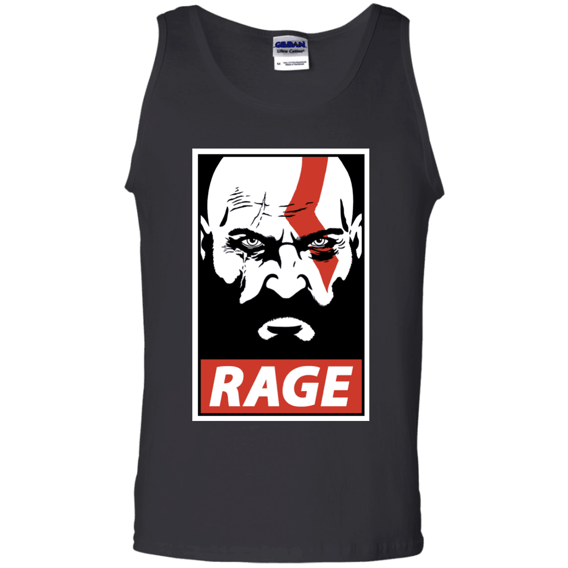 T-Shirts Black / S Spartan Rage Men's Tank Top
