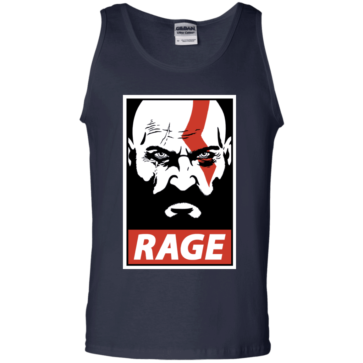 T-Shirts Navy / S Spartan Rage Men's Tank Top