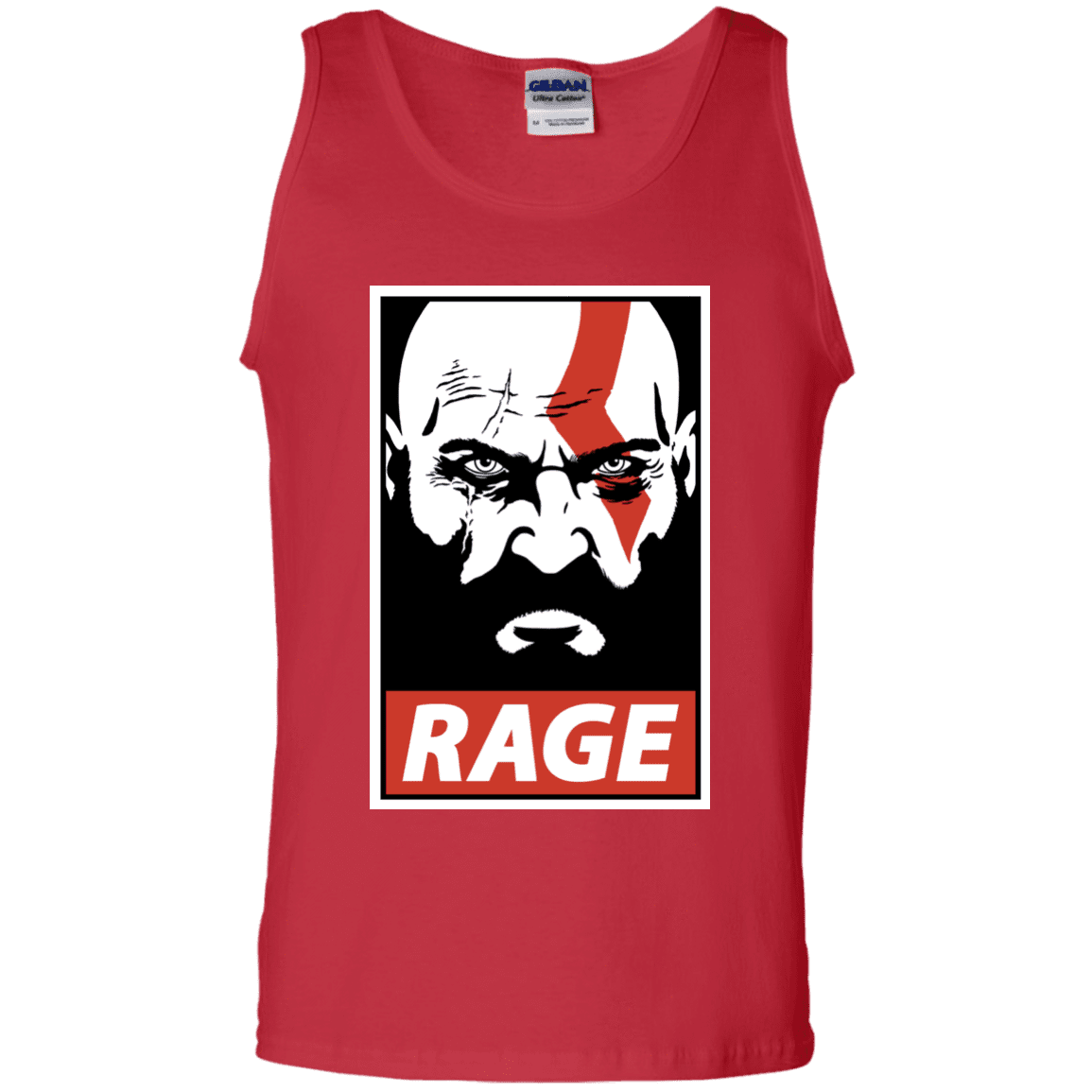 T-Shirts Red / S Spartan Rage Men's Tank Top