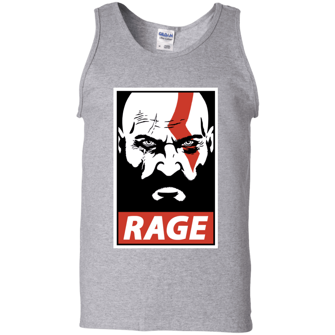 T-Shirts Sport Grey / S Spartan Rage Men's Tank Top