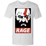 T-Shirts Heather White / S Spartan Rage Men's Triblend T-Shirt