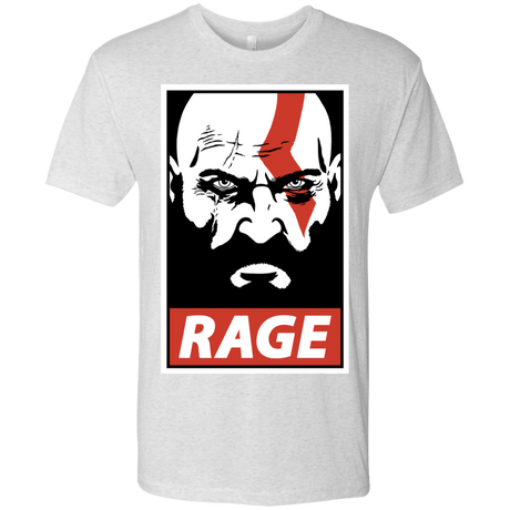 T-Shirts Heather White / S Spartan Rage Men's Triblend T-Shirt