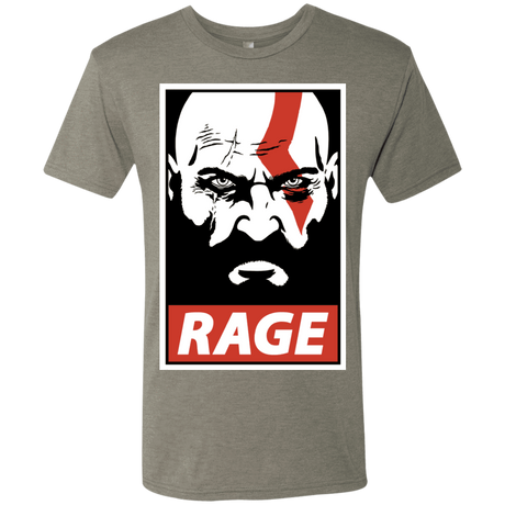 T-Shirts Venetian Grey / S Spartan Rage Men's Triblend T-Shirt